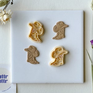 Cowboy Like Me, Tswift Clay Cutter, Polymer Clay Cutter, Cowboy Boot Clay Cutter, Cowboy Hat Clay Cutter, Western Clay Cutter, Mirrored