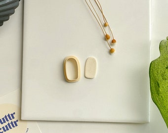 Polymer clay cutter, Organic shape clay cutter, Oval Clay Cutter, 3d Printed