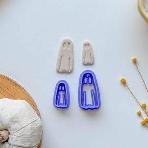 Simple Ghost clay cutter, Halloween Clay Cutter Available in Polymer Clay Cutter