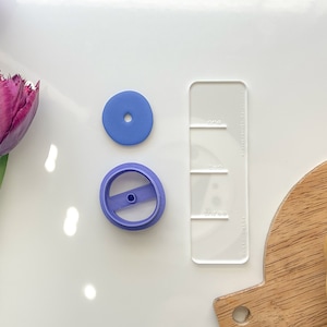 Donut Clay Cutter, Polymer Clay Cutter, Basic and Everyday Clay Cutters