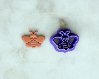 Spooky Moth Polymer Clay Cutter | Skull Moth Butterfly Clay Cutter in 3 Sizes | 3D Printed Embossed Cutter for Jewelry