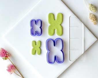 ORGANIC NO 9, Polymer Clay Cutter, Two size options, 1.25in, 2in