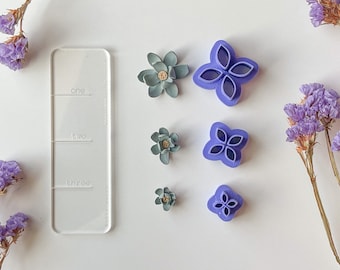 Petal Clay Cutter #2, 3 different sizes available, 5mm, 8mm, 12mm, Floral Clay Cutters, More grouping options in separate listing