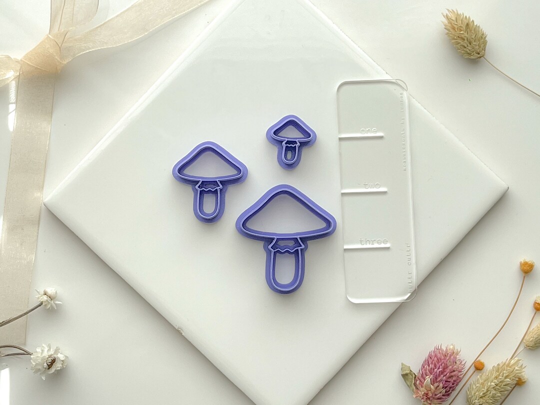 UNICRAFTALE Set 6 Fustelle Per Argilla Polimerica - Guide Rotonde Di Plastica Per Creare Anelli E Orecchini, 6 Misure - 2