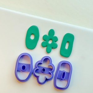 Bio Donut Clay Cutters, Kauf einzeln oder im 3er-Set, 3 Größen erhältlich, Polymer Clay Cutters, Funky Clay Cutters
