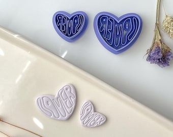 Lover heart Clay Cutter, Tswift Clay Cutter, Polymer Clay Cutter