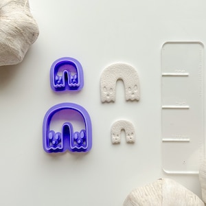 Ghost Arch Cutter, Multiple sizes, Halloween Clay Cutter, Polymer Clay Cutter