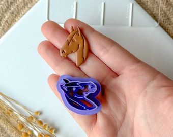 Detailed horse Clay Cutter