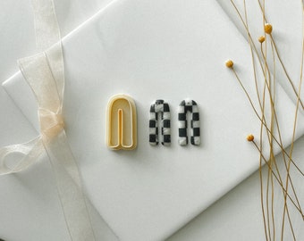 Skinny Arch Clay cutter, polymer clay cutter, clay tool, earring tools, 3D print cutters, unique clay cutters, Funky clay tool