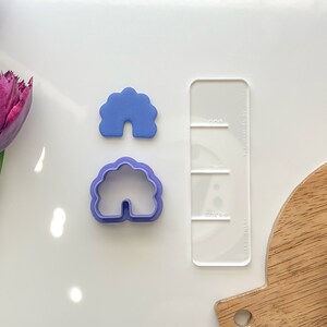 Wavy Arch Clay Cutter, Polymer Clay Cutter, Basic and Everyday Clay Cutters