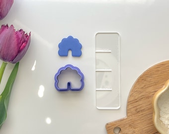 Wavy Arch Clay Cutter, Polymer Clay Cutter, Basic and Everyday Clay Cutters