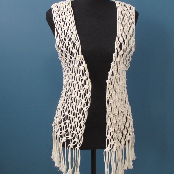 Macrame Vest Etsy