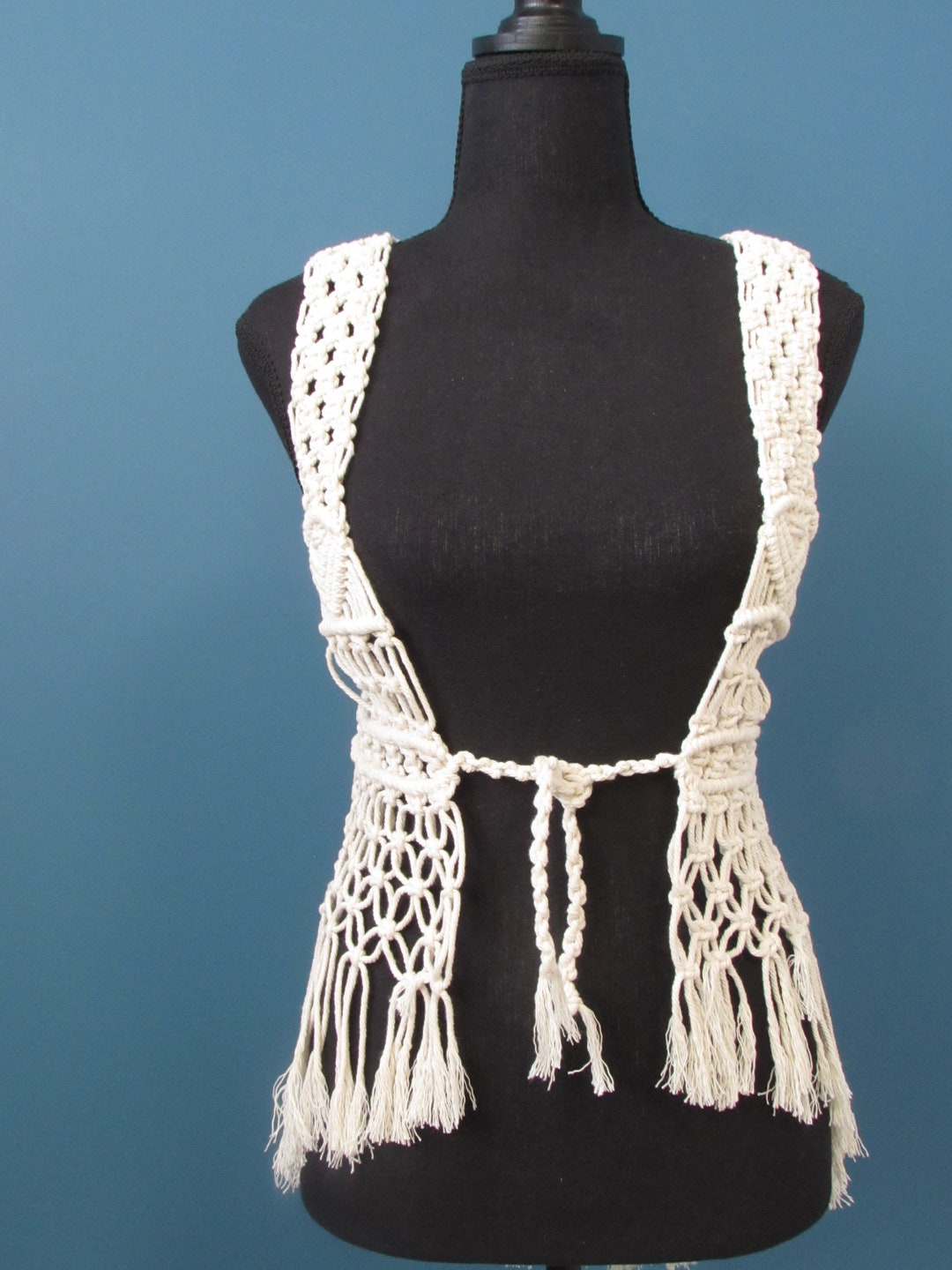 Macrame Vest Etsy