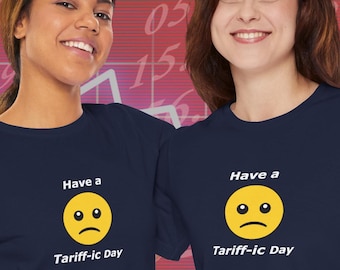 Funny Tariff Pun Shirt – Soft Cotton Patriotic Tee for Men Women – Sarcastic Humor Graphic T-Shirt – USA Trade Joke Gift Idea
