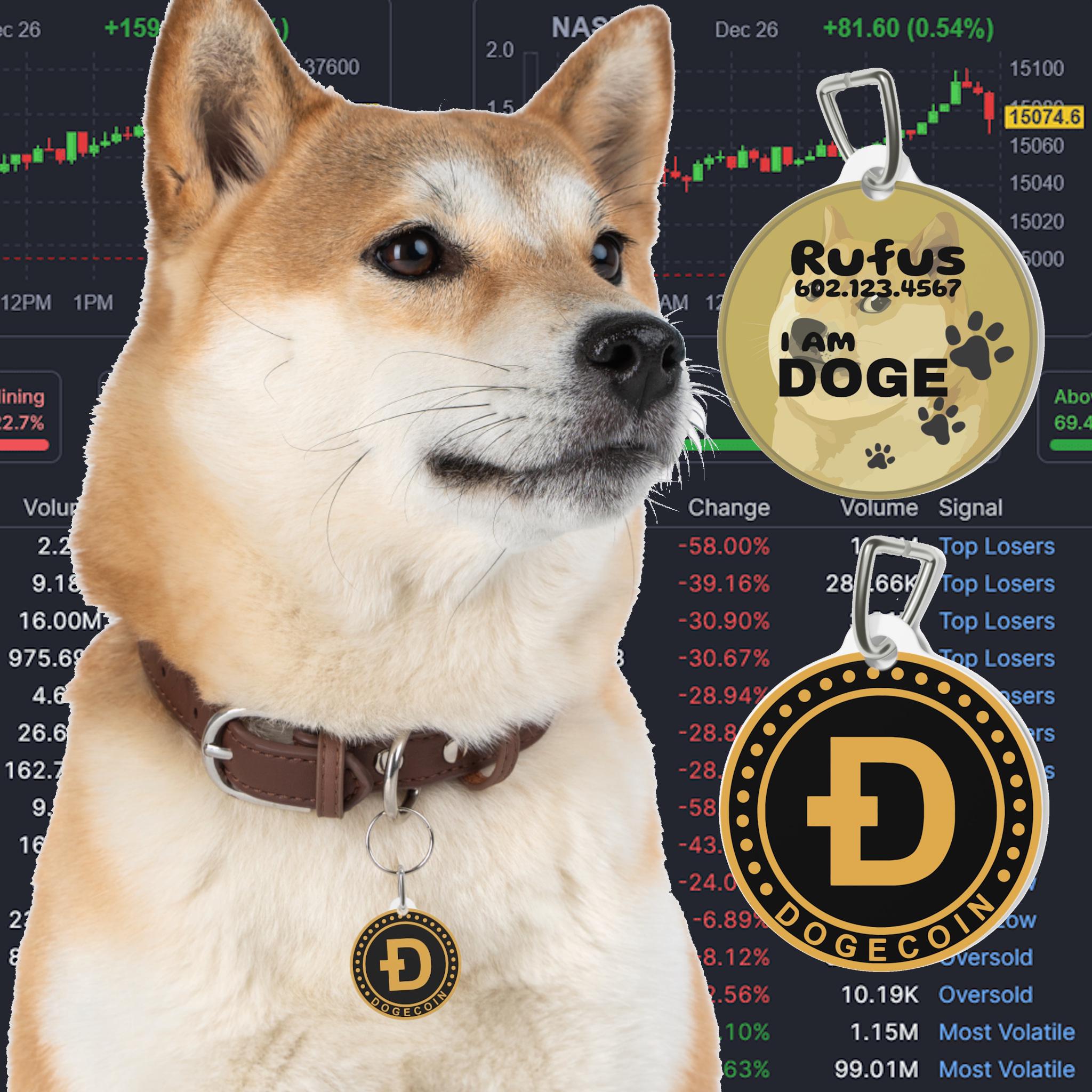 Bitcoin Dog Id Tag - Etsy