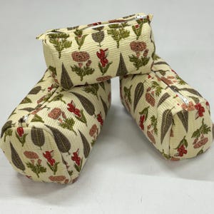 Set Of 3 Makeup Bag Cotton Toilet Bag Quilted Toiletry Cosmetic kits, Indian Cosmetic Bag, Hand Block Print Bag - Free Shipping