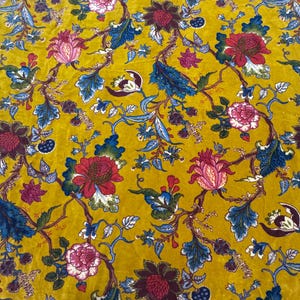 Bengal Tiger Print Velvet Fabric | Indian Tiger, Brwon Upholstery image 6