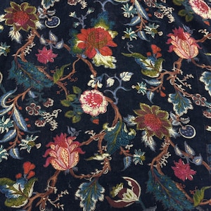 Bengal Tiger Print Velvet Fabric | Indian Tiger, Brwon Upholstery image 4