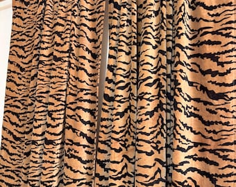 Tigermönster, Boho Drapes Bomulls- og sammetsgardin,