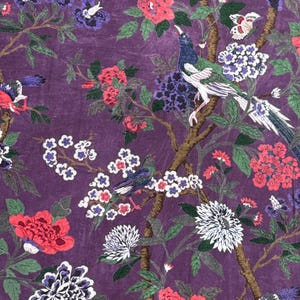 Bengal Tiger Print Velvet Fabric | Indian Tiger, Brwon Upholstery image 10