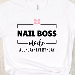 Nail Boss Mode, Red Aspen Tshirt, Mani in a Dash, DIY Nails, Nail Boss All Day Every Day, Red Aspen Ambassador