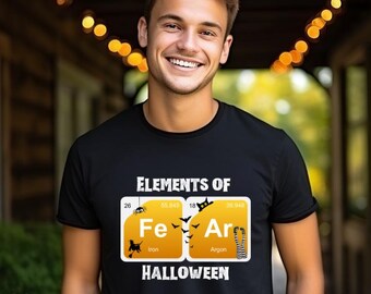 Elements of Halloween T-Shirt, Science Teacher Gift
