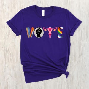 Reproductive Rights Shirt: Vote 2024, Women&#39;s Rights Tee