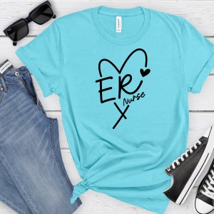 ER Nurse T-Shirt: Emergency Room RN Hero Appreciation Gift