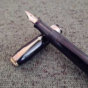 Uni-Flow Early Flex-pen / jaren 1920 vintage vulpen MFS 5 Super Flex tot meer dan 2,2 mm