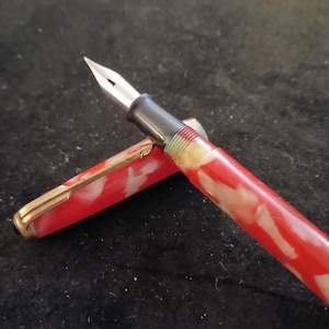 Japanse aeromatische vuller Rose Blossom / Vintage vulpen / MFS 6 Flex to 1,6 mm / 305
