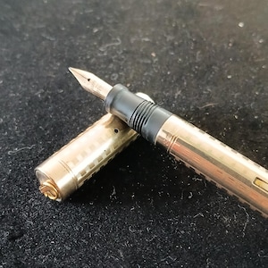 Sheaffer Ring Top / 1920'' Gold Filled Vintage Füllfederhalter / MFS 4 Flex bis 1,5mm