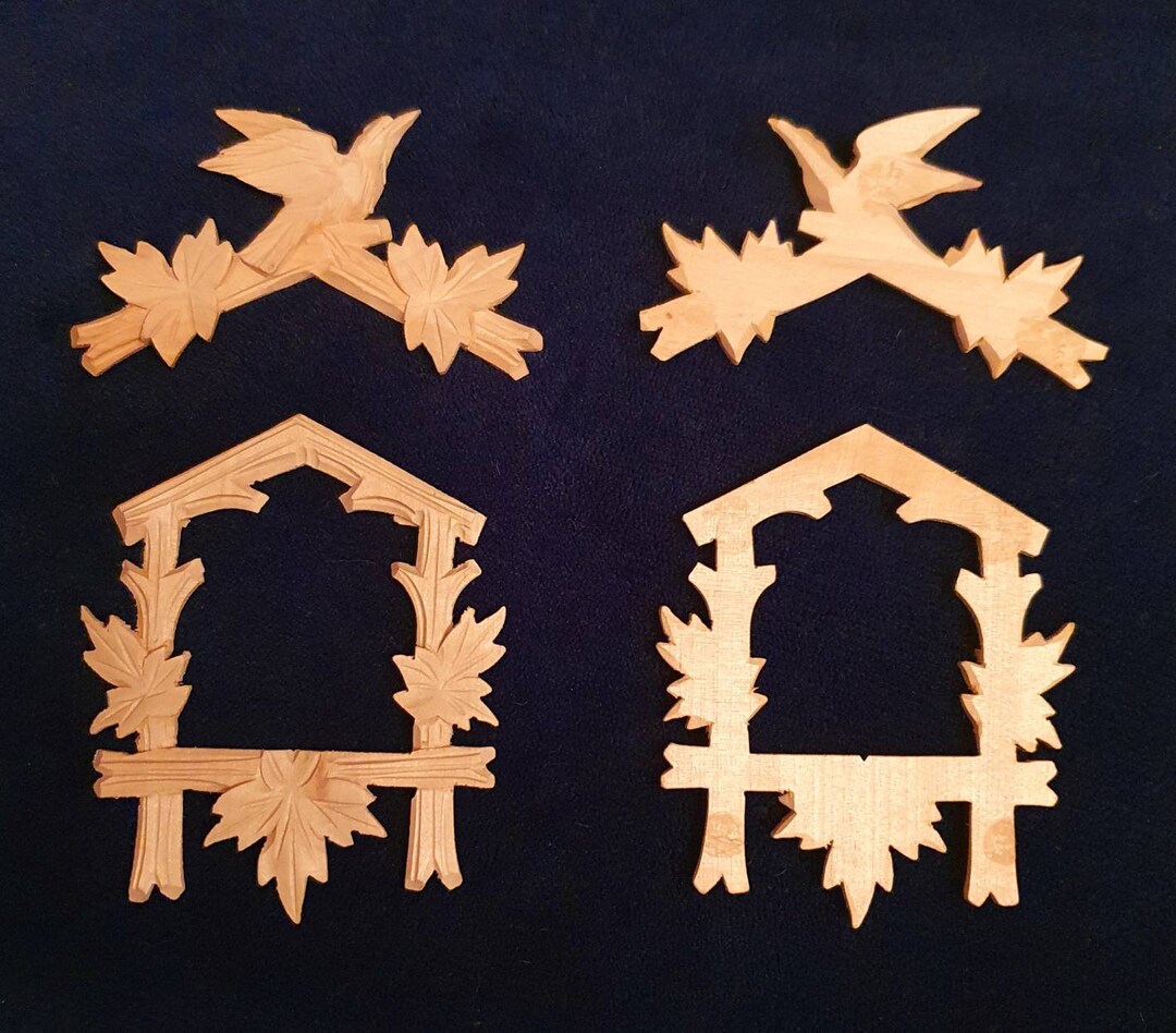 The Smallest Cuckoo Clock Frame in the World With Bird Canopy. Etsy