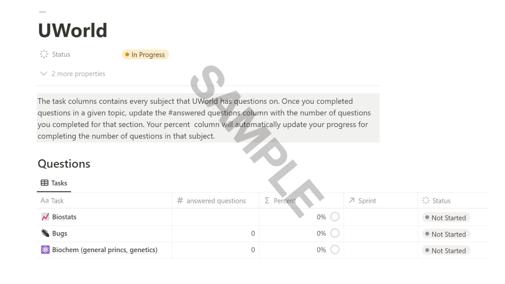 Notion Usmle Step 1 Study Tracker Planner Etsy Notion Usmle Step 1 Study Tracker Planner Etsy