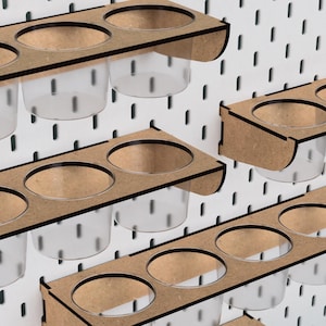 IKEA SKADIS Shelf - Pegboard - Skadis Accessories Attachments - Craft Organisation - Peg Board Storage - Organiser - Eco-Friendly - Crafting