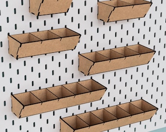 Estantes de almacenamiento IKEA SKADIS (varios tamaños) - Accesorios para organizar manualidades con tableros perforados
