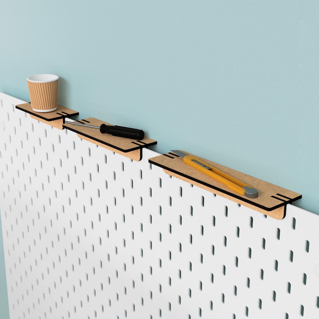 IKEA SKADIS Shelf - Pegboard - Skadis Accessories Attachments - Craft ...