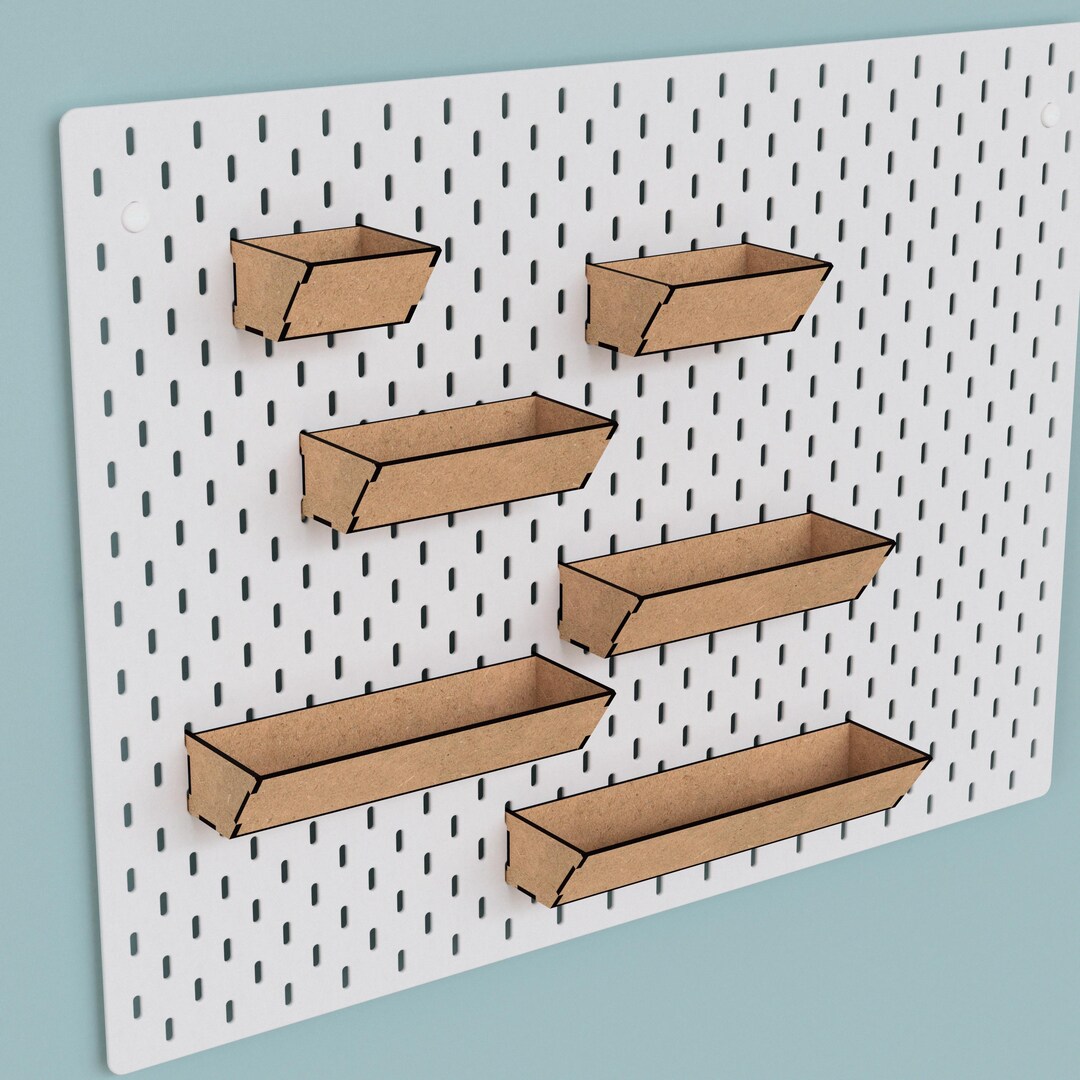 IKEA SKADIS Shelf - Pegboard - Skadis Accessories Attachments - Craft ...