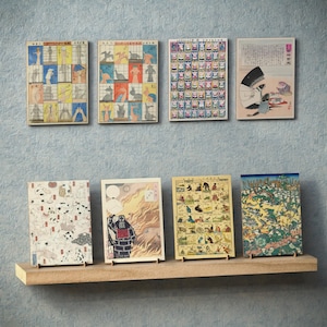 Oeuvres d'art japonaises - Carreaux de céramique décoratifs - Art mural décoration d'intérieur - Gravures sur bois Ukiyo-e