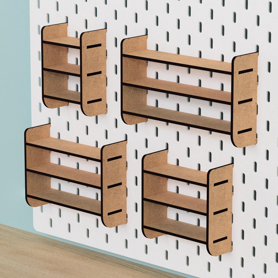 IKEA SKADIS Shelf - Pegboard - Skadis Accessories Attachments - Craft ...