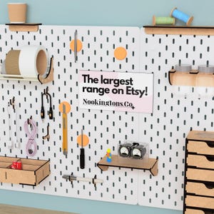 IKEA SKADIS Shelf - Pegboard - Skadis Accessories Attachments - Craft ...