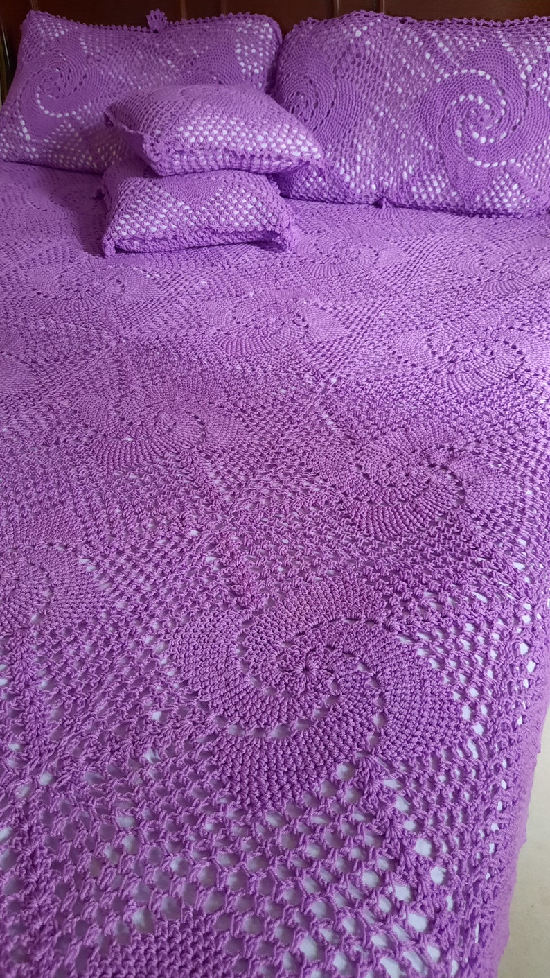 Handmade Crochet Bedsheet Timeless Craftsmanship for Restful Nights. Etsy