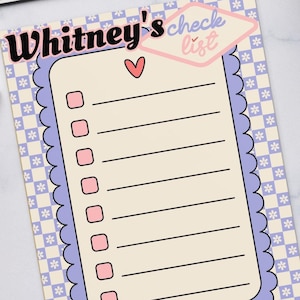 Libreta de notas personalizada con lista de tareas divertidas / Lista de tareas desprendibles / Lista de tareas diarias / Planificador personal de bloc de notas / Regalo para maestros / Regalo para compañeros de trabajo