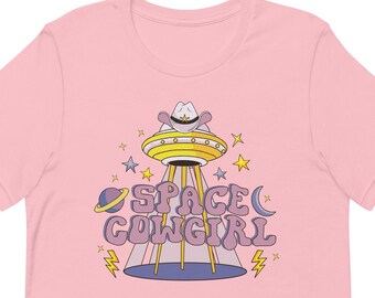 Space Cowgirl T-Shirt | Cowgirl Tee | Rodeo top | Western Shirt | Retro Cowgirl Graphic Tee | Funny Western Shirt