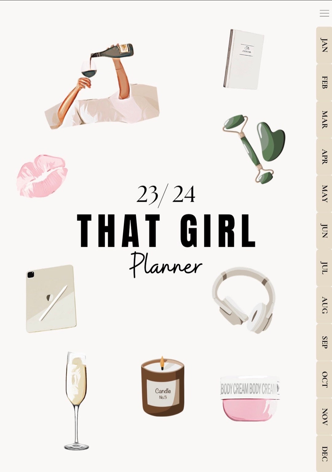 That Girl Digital Planner - Etsy