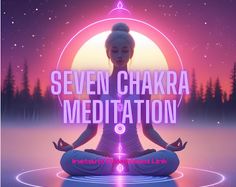 Guided Meditation To Clear & Balance All Chakras - Instant Download Access