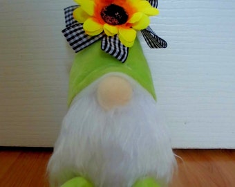 Summer gnome, spring gnome, sunflower gnome, gift idea, decoration to ask