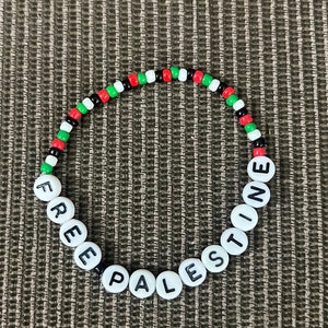 Free Palestine bracelet