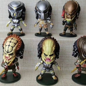 Mini Predator Actiefiguren PVC Collectible Model Toy 7 cm