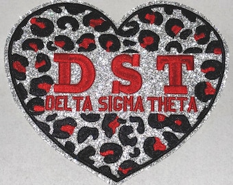 Delta Sigma Theta iron on patch