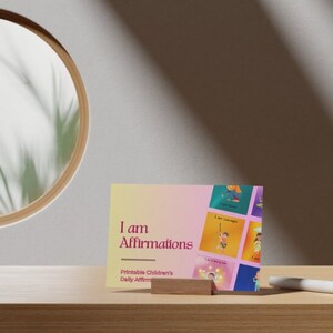 Ich bin Kinder, Positive Intention Deck, Affirmationskarten für Kinder, Affirmationen für Kinder, Positive Affirmationskarten, Achtsamkeit für Kinder